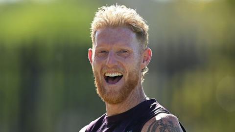 Ben Stokes laughing