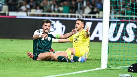 Fotis Ioannidis playing for Panathinaikos