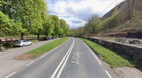 A4067 ger Craig-y-Nos