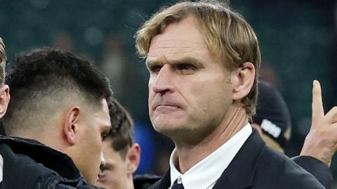New Zealand head coach Scott Robertson after the defeat by England at Twickenham