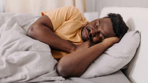 Man sleeping.
