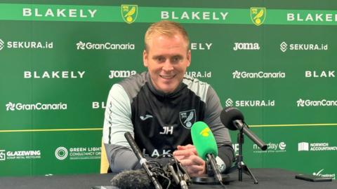 Johannes Hoff Thorup at pre-match press conference