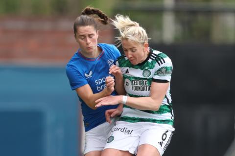 Rangers' Rio Hardy and Celtic's Chloe Craig