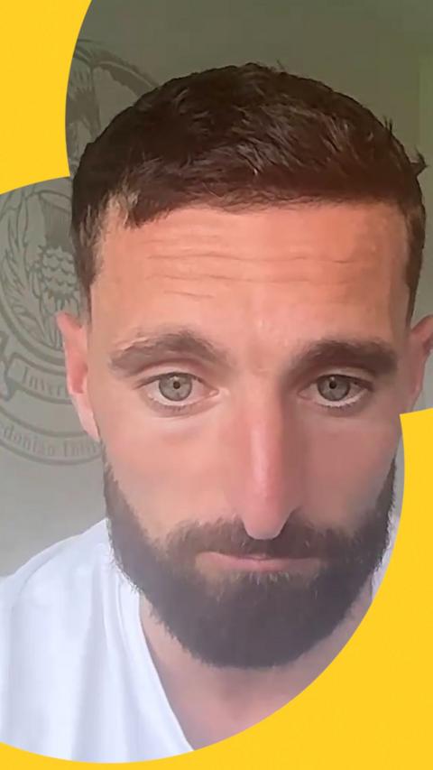 Inverness Caledonian Thistle midfielder Graeme Shinnie