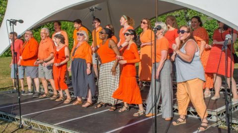 Performers at the festival