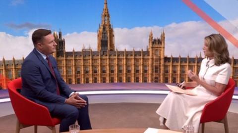 Wes Streeting and Victoria Derbyshire