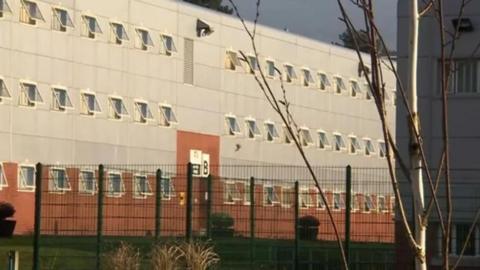 Parc Prison in Bridgend. 