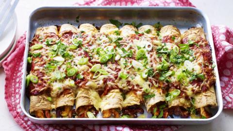 Chicken enchiladas