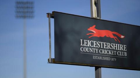 Sign outside Leicestershire's home ground