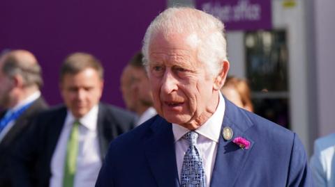 King Charles III at the RHS Chelsea Flower Show