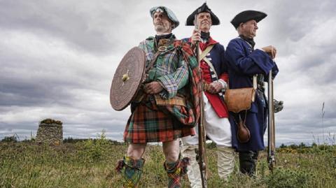 Re-enactors at Culloden