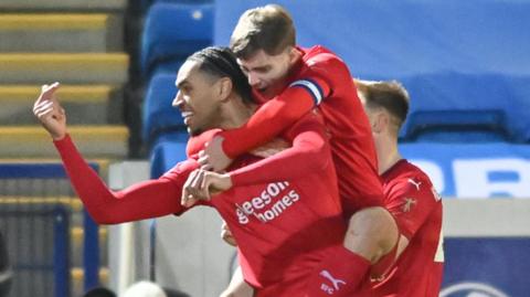 Jon Russell scores for Barnsley