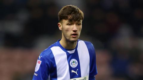 Kai Payne playing for Wigan last season
