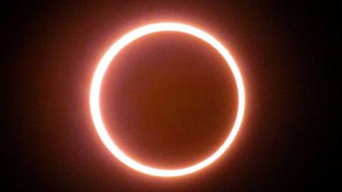 A total solar eclipse