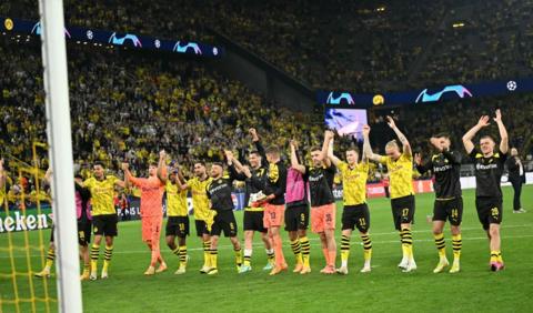 Dortmund celebrate