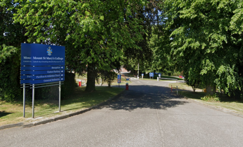 Entrance to Mount St Mary's 