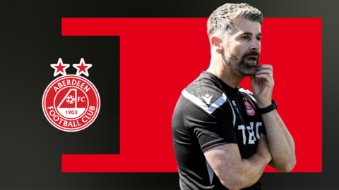 Aberdeen manager Stephen Robinson