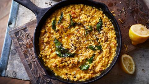 lemon pepper tarka dal 