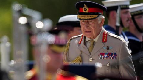 King Charles at VJ Day service