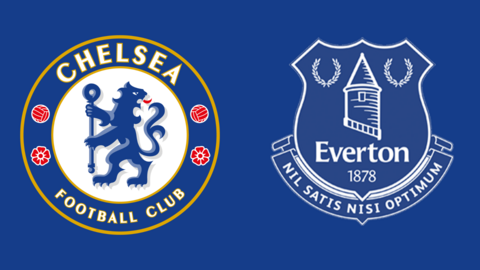 Chelsea and Everton club badges