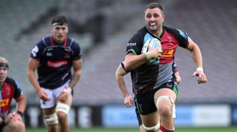 Will Trenholm in action for Harlequins