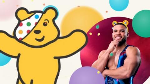 Pudsey and a Gladiator