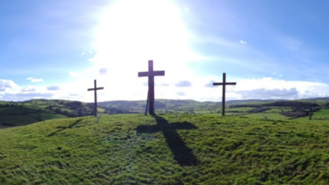 The three crosses