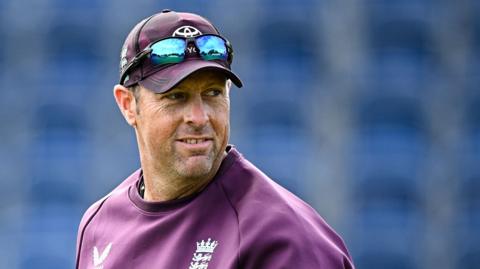 Marcus Trescothick at England training