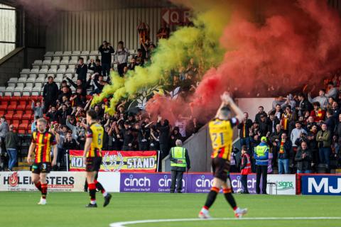 Airdrie v Partick play-off