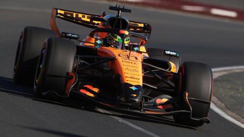 McLaren's Oscar Piastri in Australian Grand Prix practice