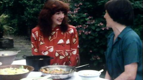 Kate Bush and Delia Smith