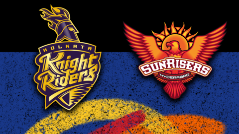 Kolkata Knight Riders v Sunrisers Hyderabad badge graphic