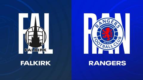 Falkirk and Rangers badges