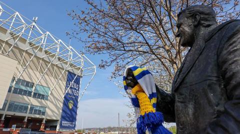 General view outside Elland Road