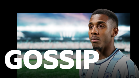 Gossip graphic including photo of Middlesbrough winger Isaiah Jones