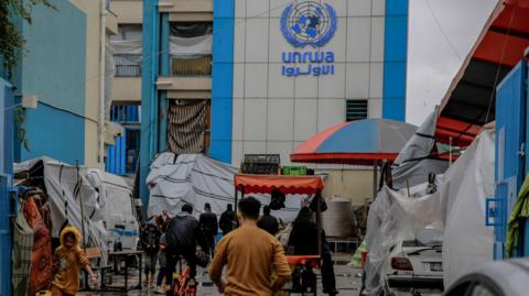 UNRWA school used as shelter in Gaza City