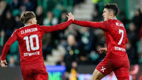 Jamie McGrath equalised for Aberdeen