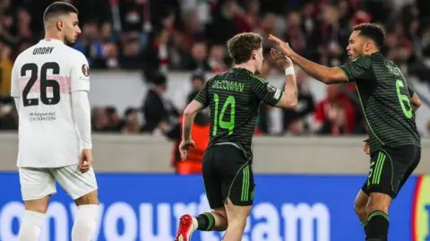 Luke McCowan celebrates 