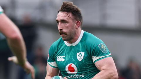Jack Conan playing for Ireland