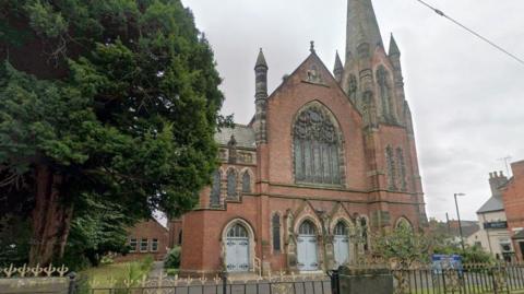 A street view of Beeston Methodist Church