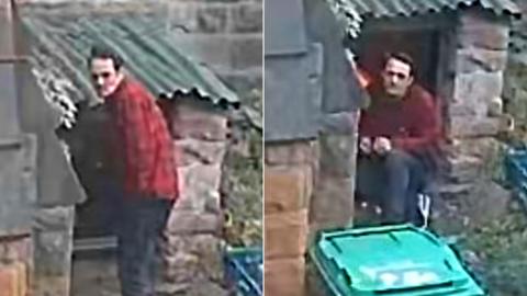 CCTV images of a man