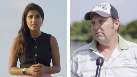 Nomia Iqbal on the left and Bradley Allen on the right.