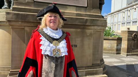 Councillor Bev Mullaney, the Lord Mayor of Bradford