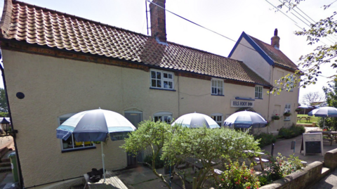 The Eel's Foot Inn in Eastbridge, Suffolk