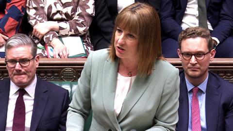 Rachel Reeves speaks in the House of Commons