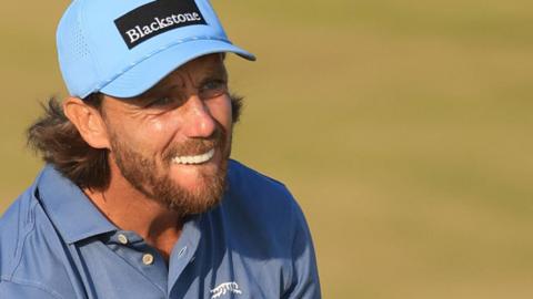 Tommy Fleetwood on Friday at Royal Birkdale