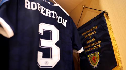 Andy Robertson's Scotland shirt