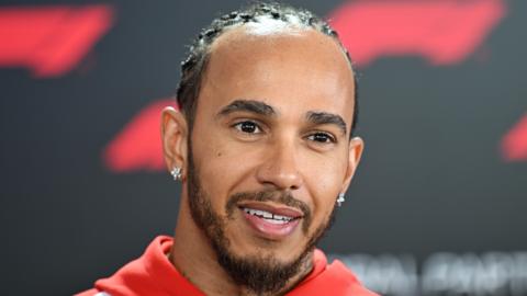 Lewis Hamilton at a press conference prior to the Japanese Grand Prix