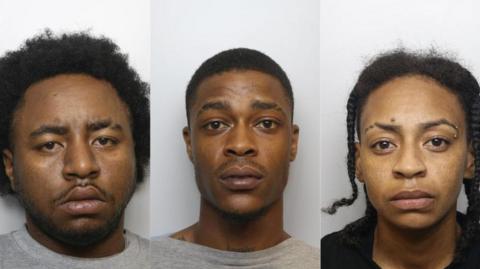 Jahrico Smith-Gardener, Zarie Jackson-Burchall and Shanikae Smith-Gardener police mugshots