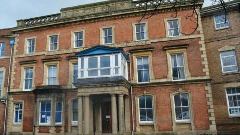 The outside of former Bridgwater Hospital